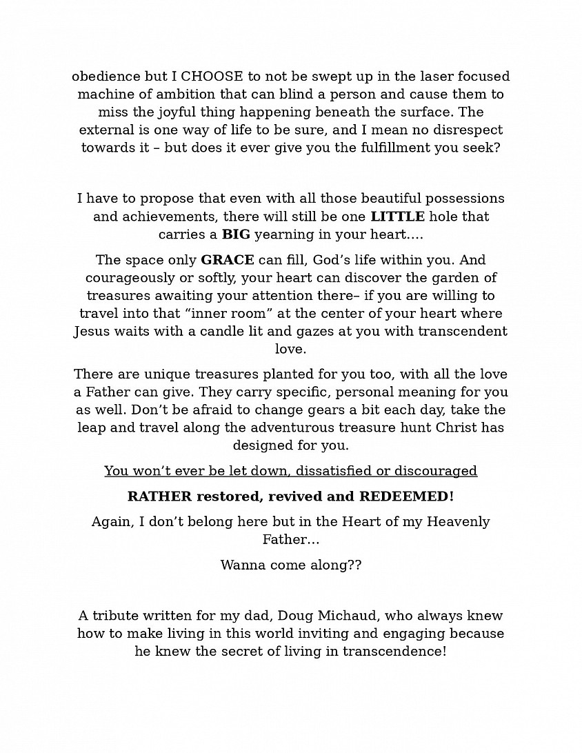 Annie Michaud Tribute to Dad Page 4