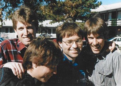 Doug with Phil Kaiser, John Mazalewski, and Lawrence DeMeo